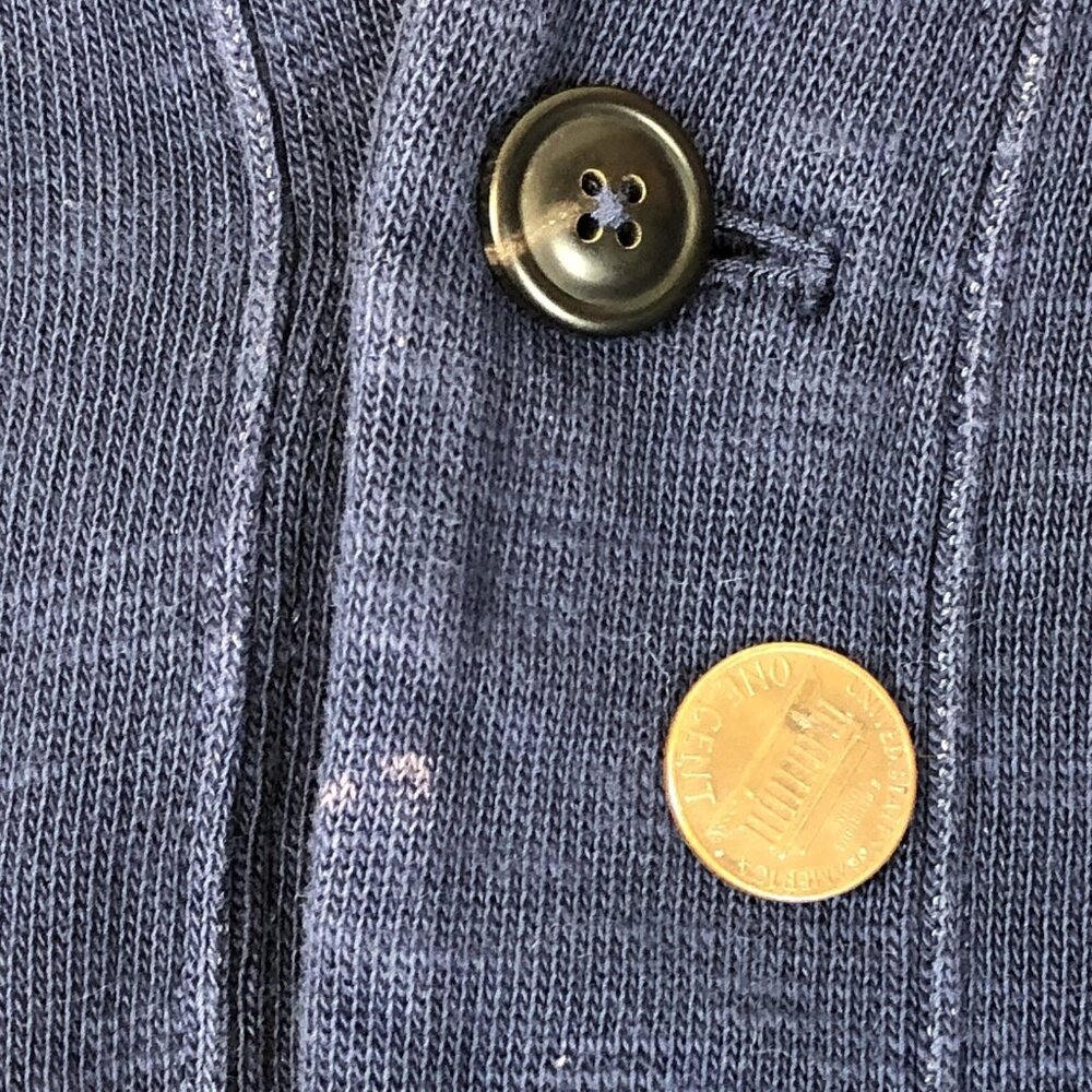 Polo Ralph Lauren RL Mens Navy Blue Sportsman Shawl Collar Button Front Cardigan - Picture 6 of 15